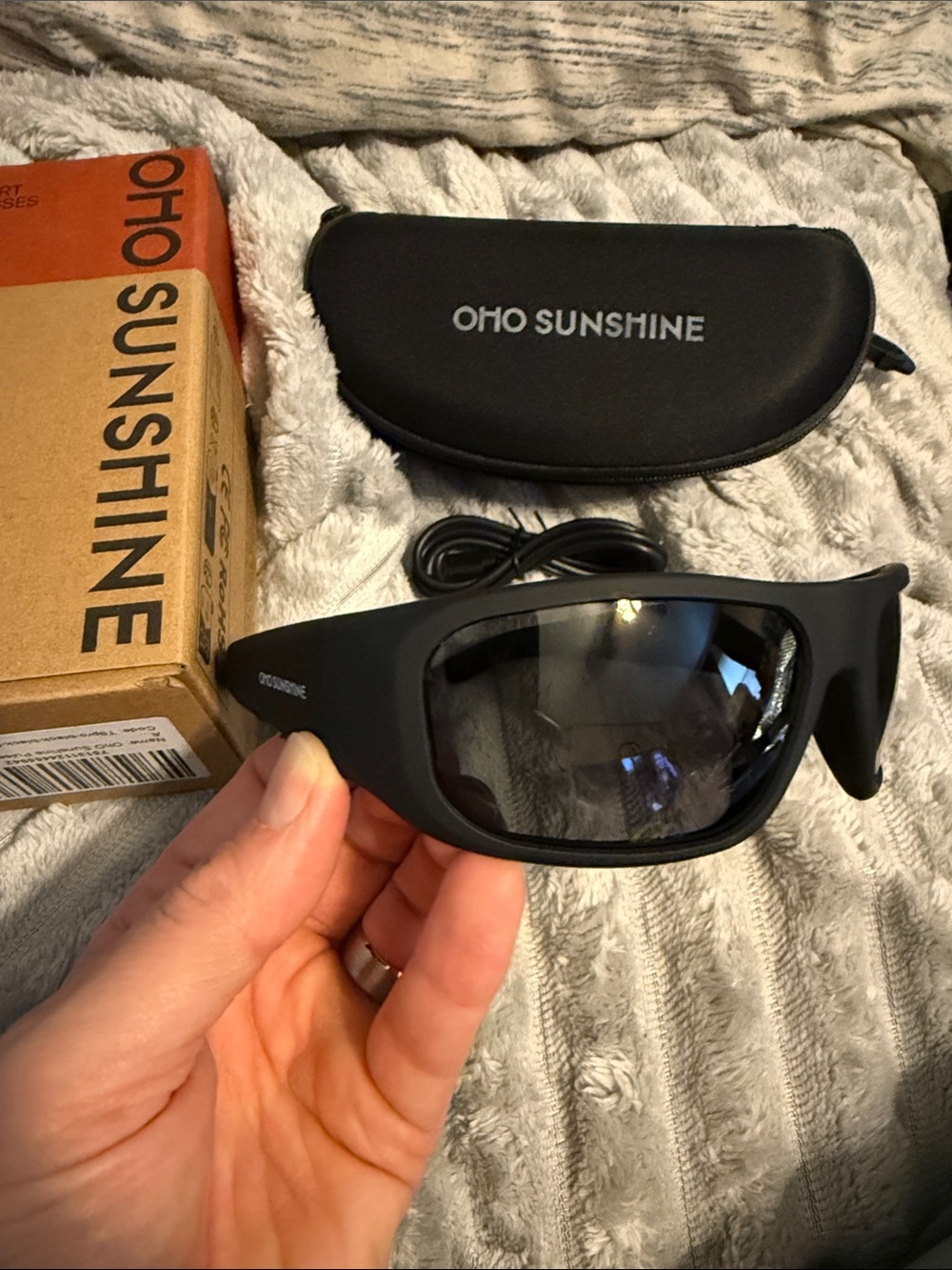OHO Sunshine Black Smartphone VR Headset Sunglasses